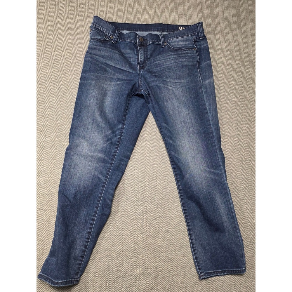 Gap 1969 Women's Blue‎ Wash Denim Jeans Size 32 Regular